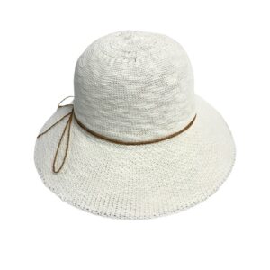 21s 0625 medium brim hat with straw tie