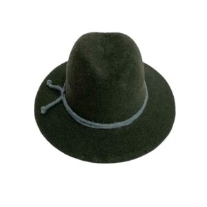 21s 0905 boiled wool fedora brim with tie