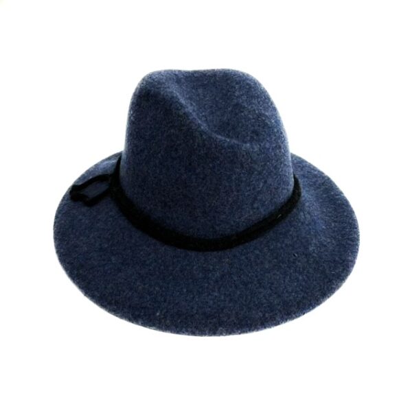 21s 0905 boiled wool fedora brim with tie