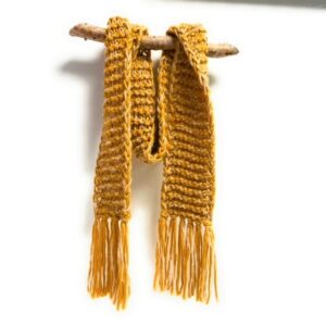 22s 0228 soft skinny chunky knit with fringe