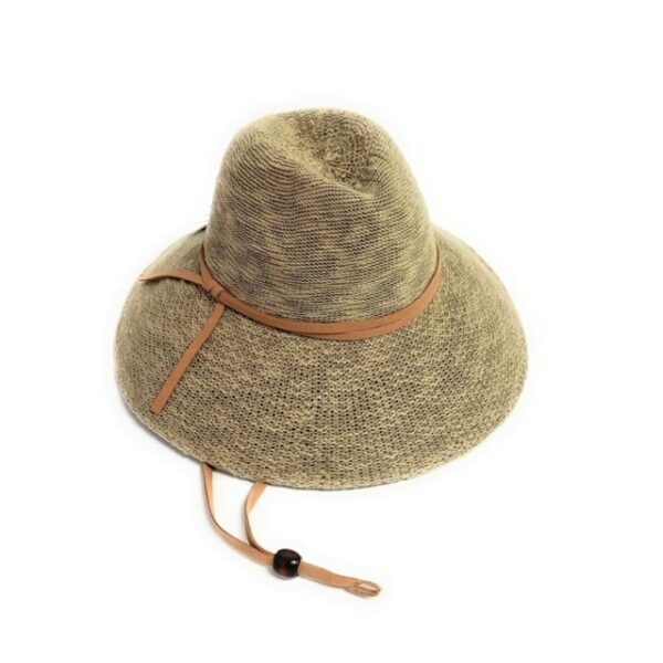 fedora brim hat with multi stripe band (copy)