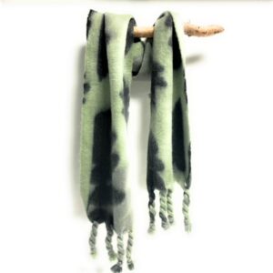 22sn0628 12x74 soft scarf olive charcoal