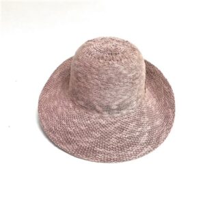 48 244 p cotton blend turn brim hat lilac
