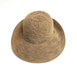48 244 p cotton blend turn brim hat tan