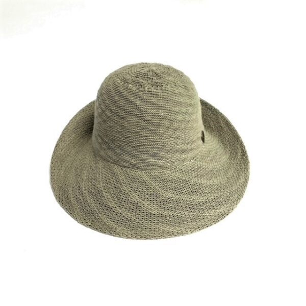 48 244 cotton blend turn brim hat olive