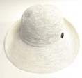 48 244 cotton blend turn brim hat white