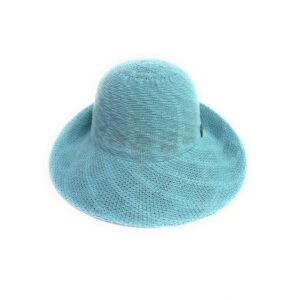 48 244 cotton blend turn brim hatlt teal