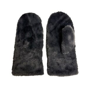 18 801 faux fur mittens