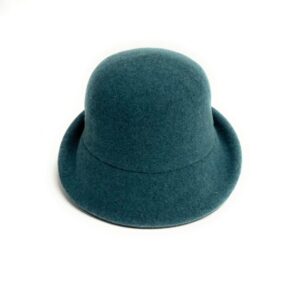 19s 0807 boiled wool turn brim hat