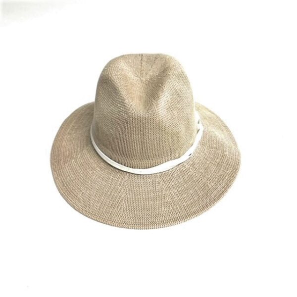 20s 0277 cotton knit fedora hat