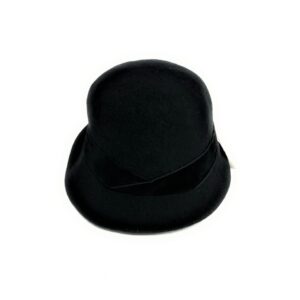 21s 0906 boiled wool turn brim hat with suede band