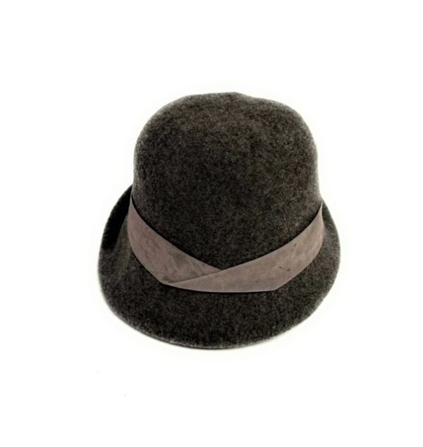 20s 0190 boiled wool brim hat with cutout back (copy)