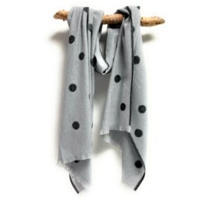 21sp0716 cashmere blend polka dot scarf