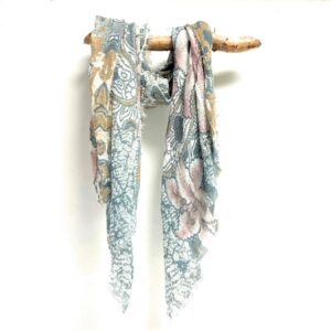 19sp0074 cotton gauze scarf with bold flower prints (copy)