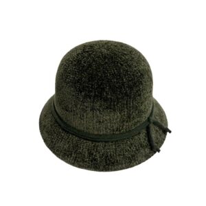 24s 1114 chenille bucket hat with rope accent