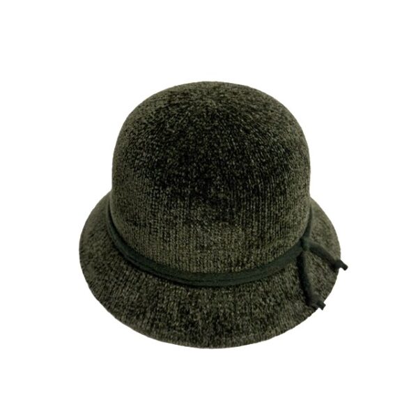 24s 1114 chenille bucket hat with rope accent