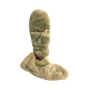18 805 faux fur two in one mittens