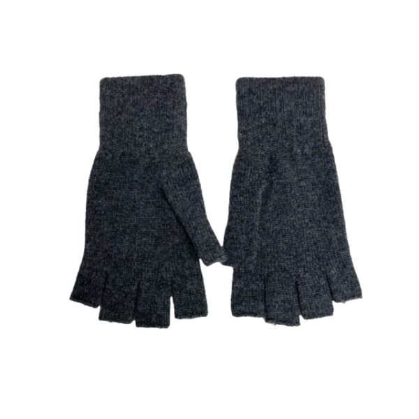 24s 0925 cashmere blend half finger gloves