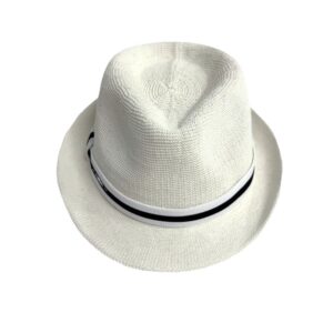 25s 0222x small fedora brim with ribbon elastic band