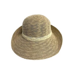 48 244s cotton blend turn brim hat with stripe