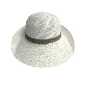 48 244s cotton blend turn brim hat with stripe